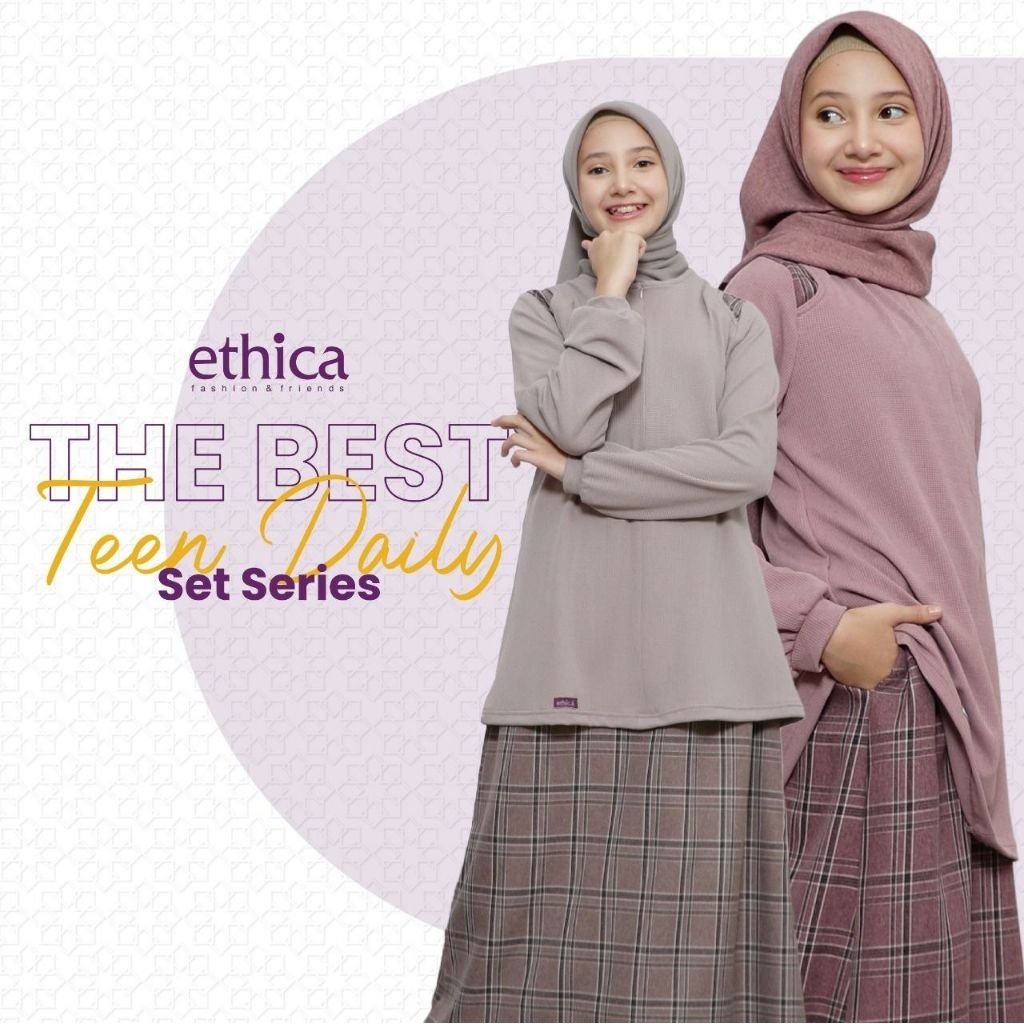 Ethica | Kiyomi 03 One Set Anak Gamis Anak