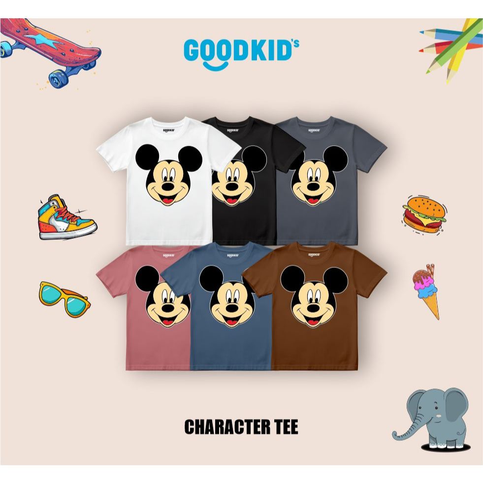 TSHIRT GOOD KIDS - MICKEY MOUSE 3 kaos anak pria dan perempuan kaos anak oversize kaos anak distro k