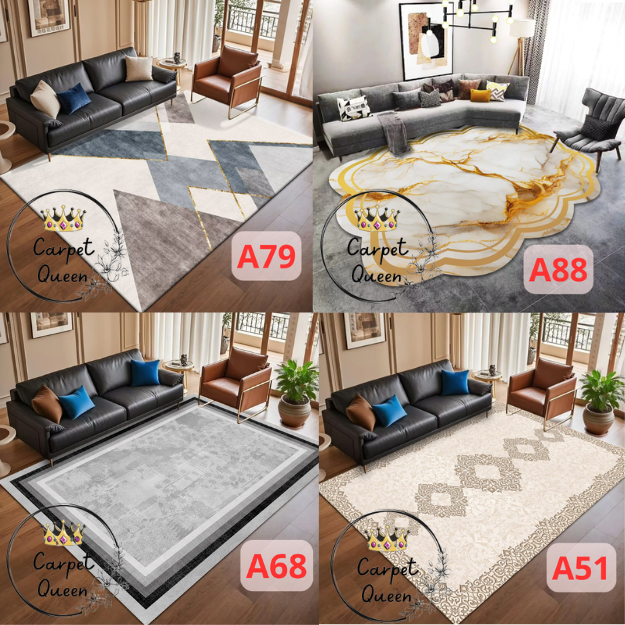 Karpet Turki Premium 160x210 Polyester Tebal Lembut Minimalis