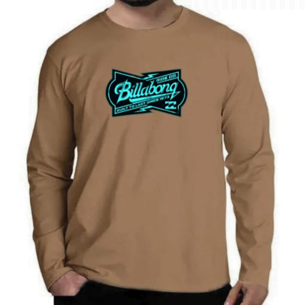 KAOS OBLONG LENGAN PANJANG PRIA DAN WANITA ,KAOS UNISEX,KAOS LENGAN PANJANG LOGO DTF "BILLABONG"