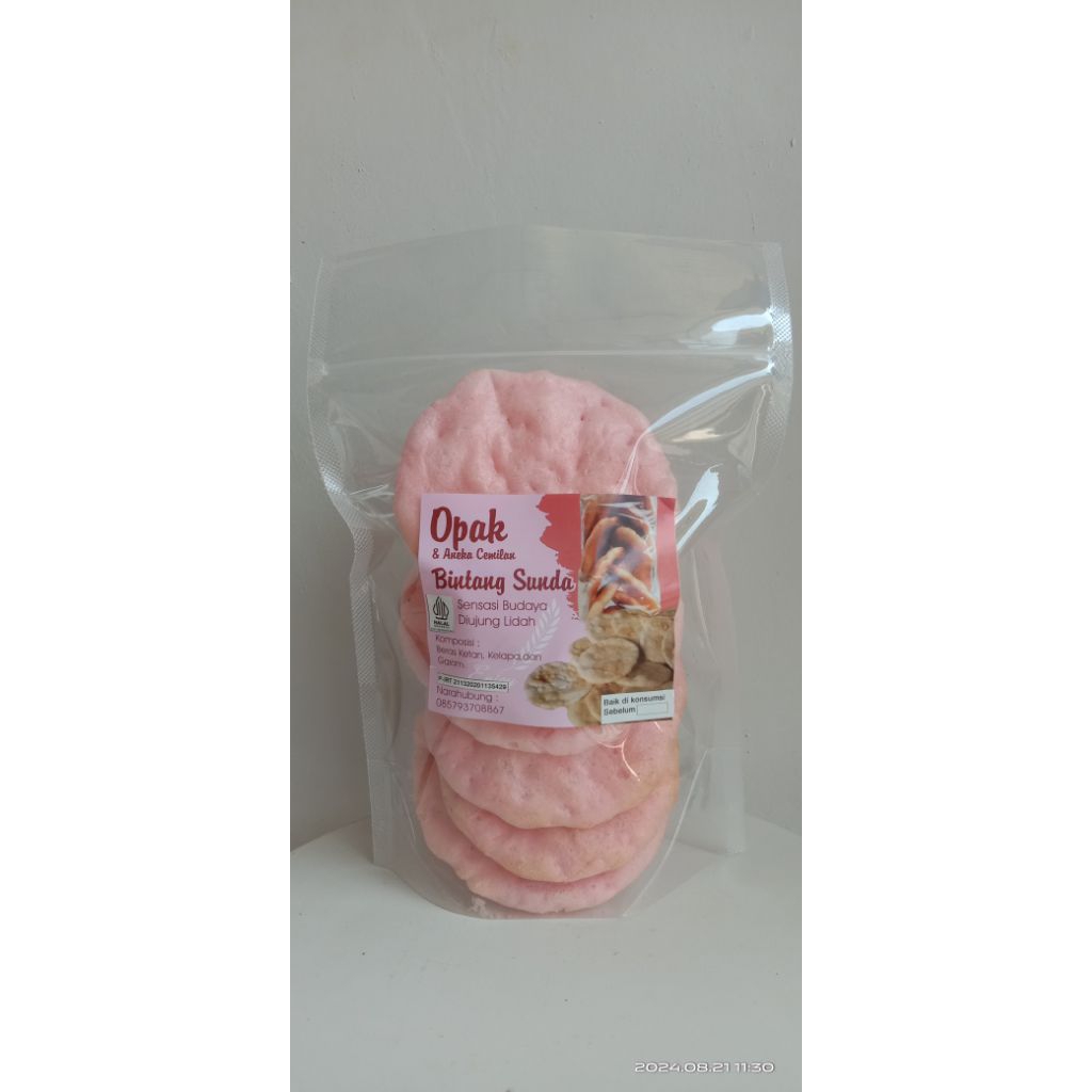 opak ketan manis/ oleh2 khas daerah/ opak ketan Jampang/ opak ketan