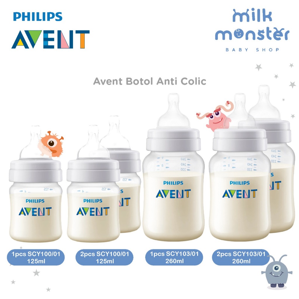 Philips Avent Botol Anti Colic / Botol Susu Bayi
