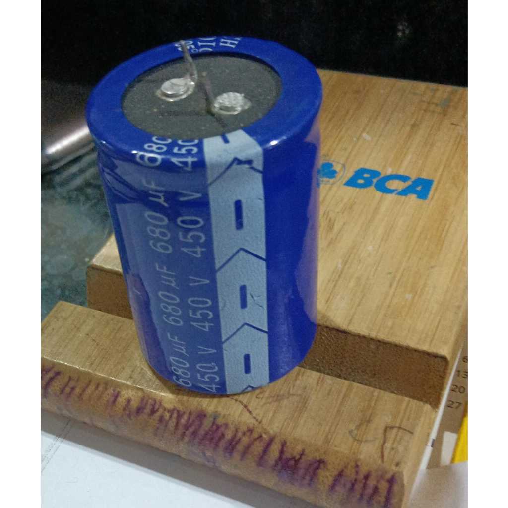 Elco 680uf 450v Kapasitor 680 uf 450 volt