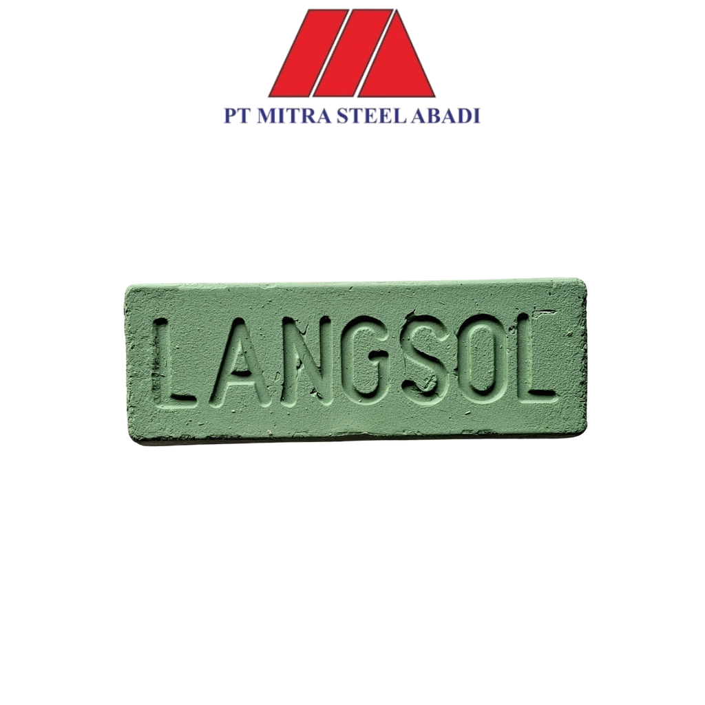 Langsol Hijau (Batu Hijau) - Pengkilap Logam & Stainless Steel