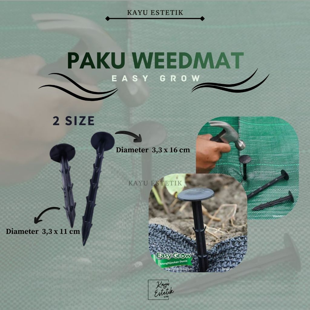 Paku Weedmat/Penjepit/Pasak Weedmat Easy Grow