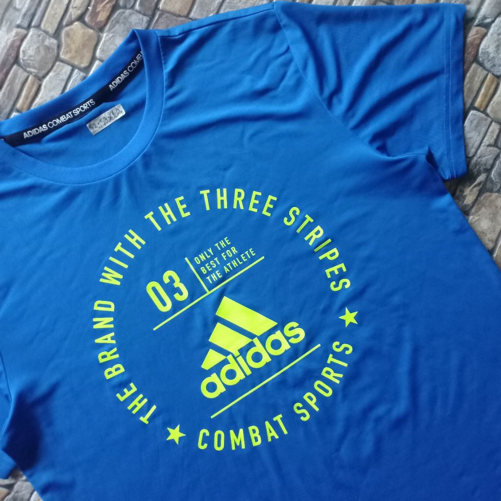 Kaos Jersey Adidas Combat, Tshirt Adidas original