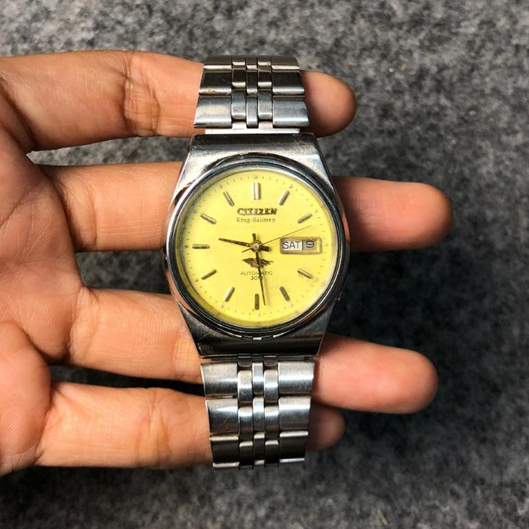 Jam tangan citizen matic second original