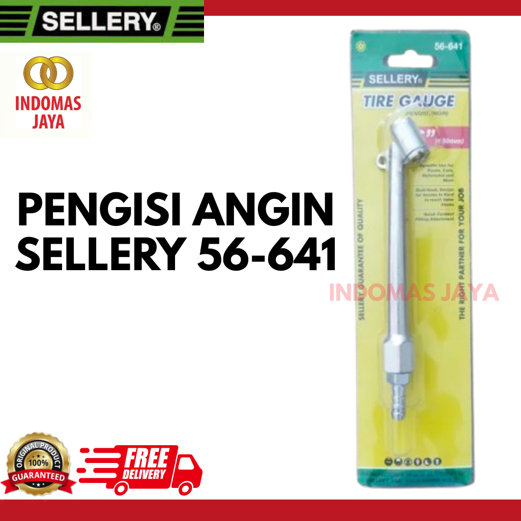 Sellery Pengisi Angin Tire Gauge 6" 56-641