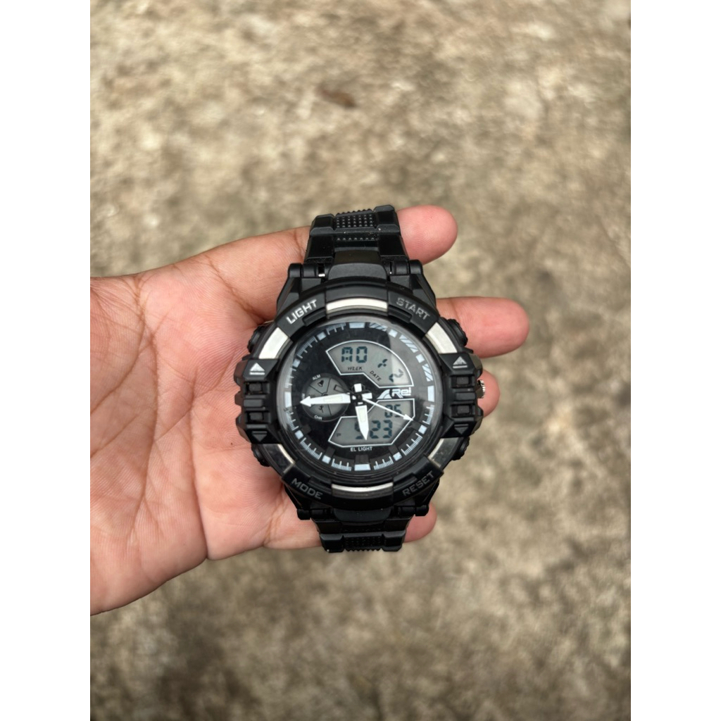JAM TANGAN REI DUAL TIME OUTDOOR