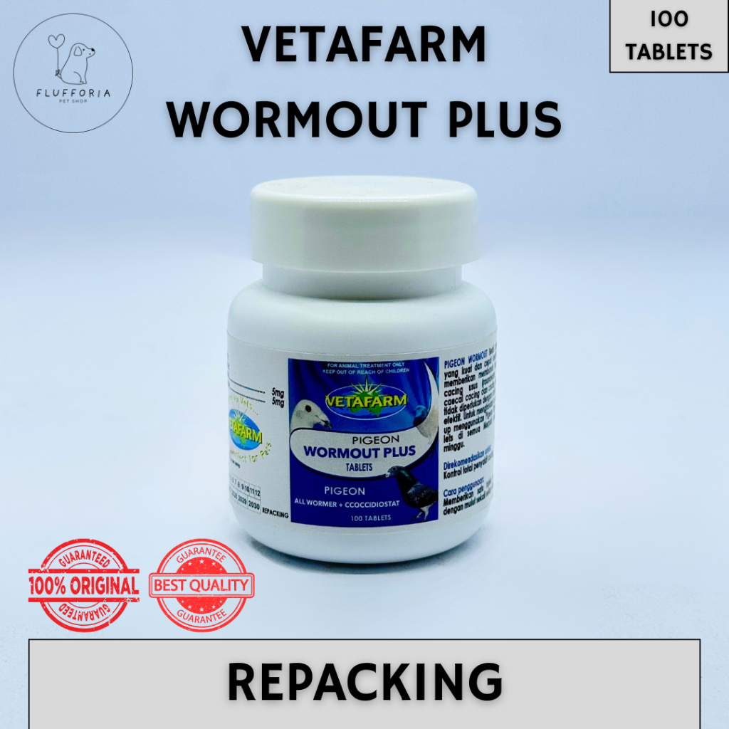 (ECERAN) VETAFARM WORMOUT PLUS PIGEON - PRODUK ORIGINAL AUSTRALIA