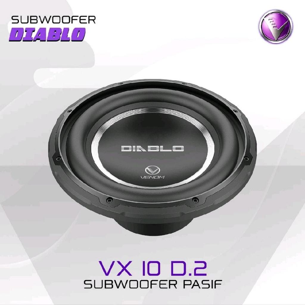 SUBWOOFER VENOM DIABLO 10 INCH SUBWOOFER VENOM VX 10D2
