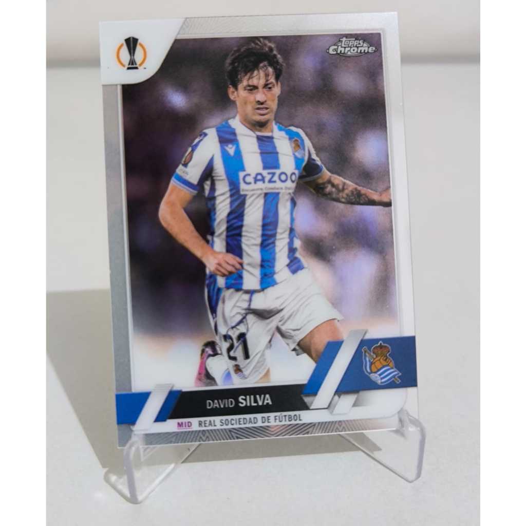 Kartu David Silva - Sociedad (Topps Chrome)