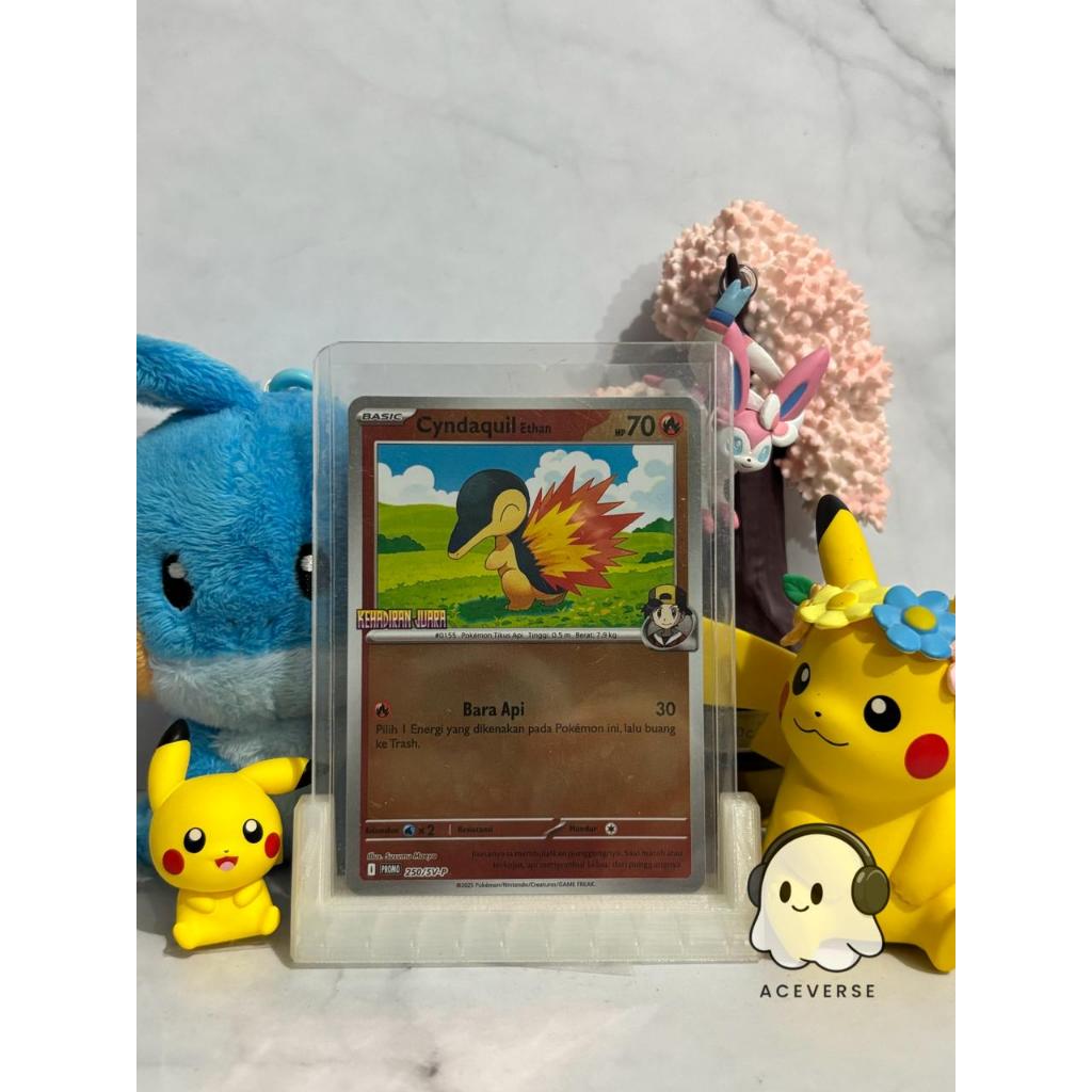 Cyndaquil Ethan 250/SV-P - Promo Kehadiran Juara Kartu pokemon Indonesia