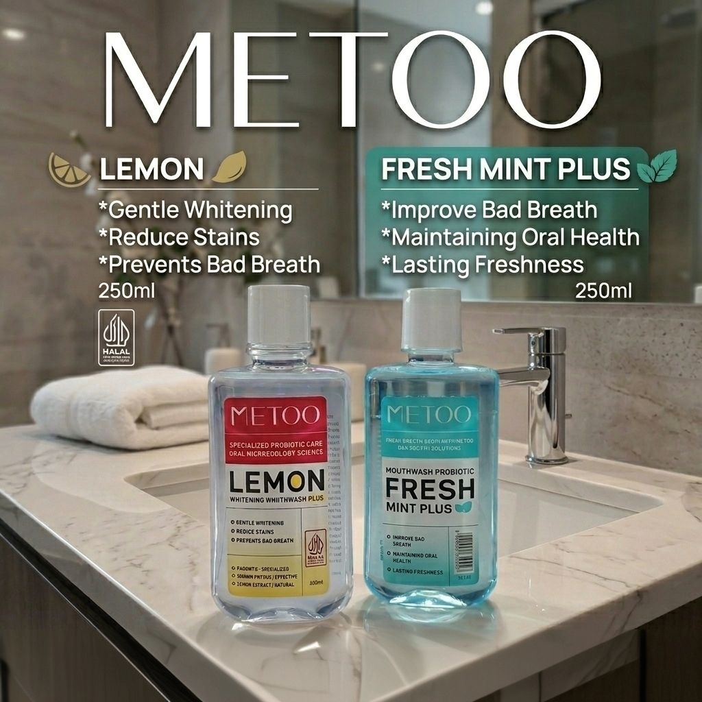 Metoo Mouthwash Prebiotic 250ml Obat Kumur