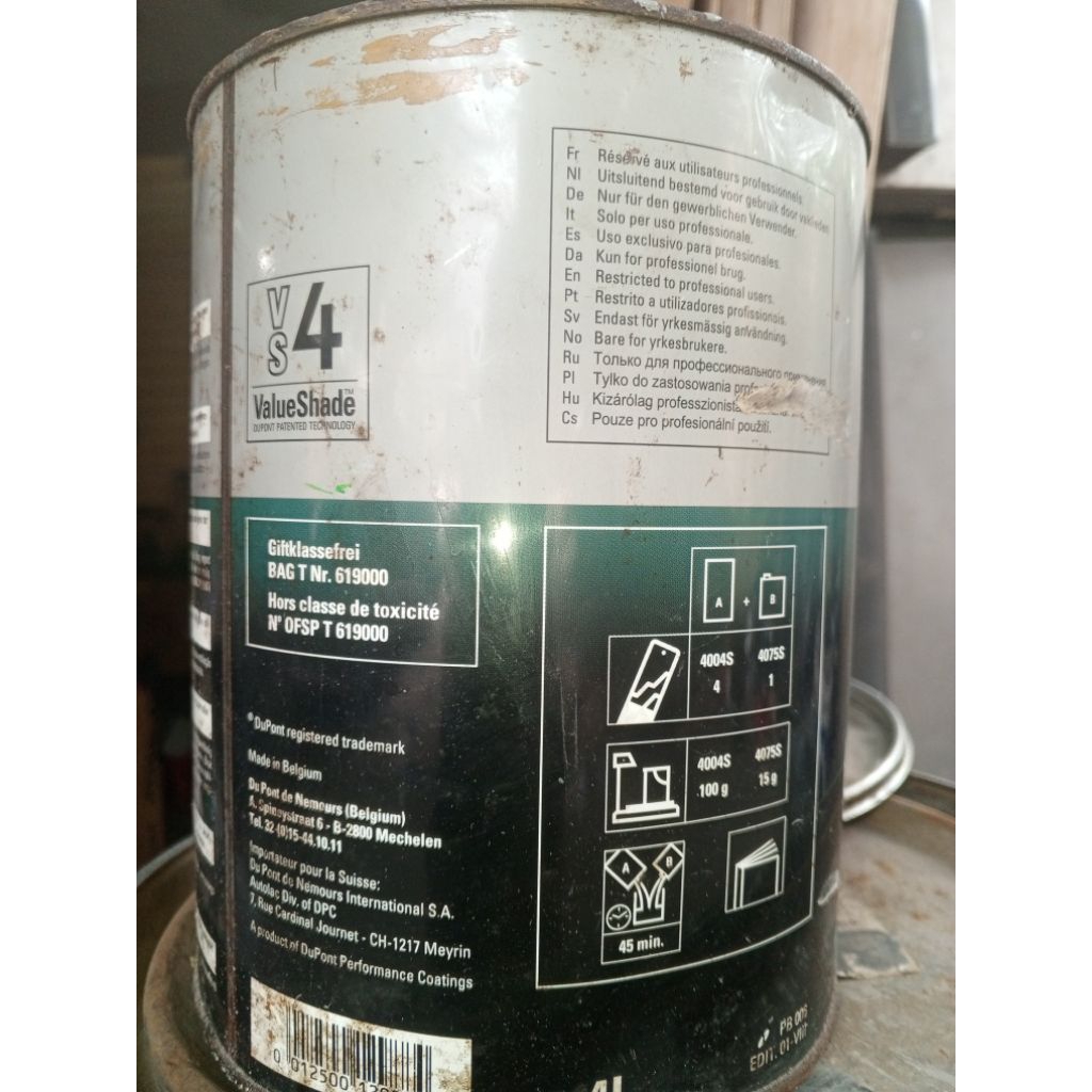 PU epoxy primer dupont 4:1