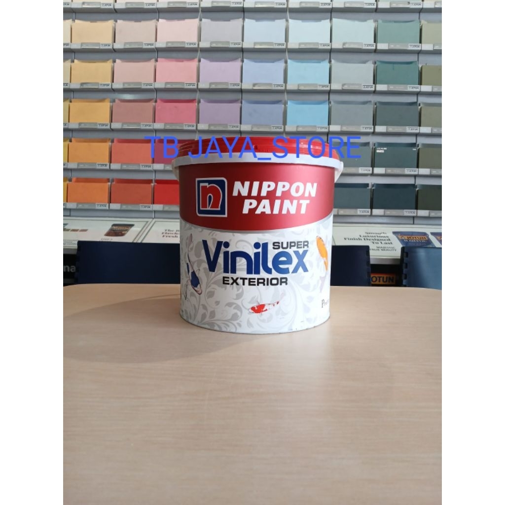 NIPPON VINILEX VINILEX IKAN VINILEX EXTERIOR 5 KG CAT TEMBOK VINILEX 5 KG APPLE WHITE OW2242