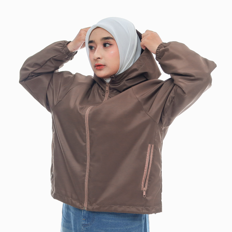 Active Jaket - Jaket Parasut Wanita - Jaket Olahraga