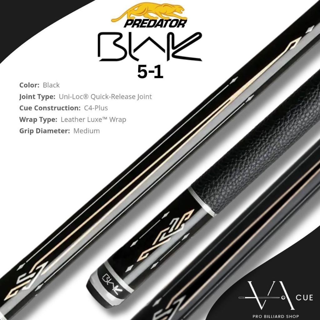 PREDATOR BLAK 5-1 - STIK BILLIARD PREDATOR BLAK 5-1 (BUTT ONLY)