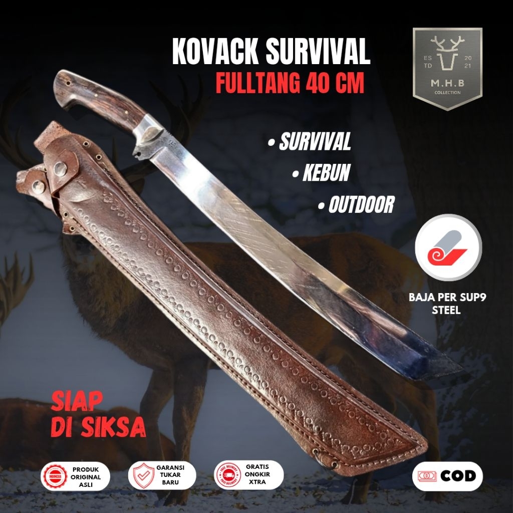 MHB | Golteb Pb 40cm Rawing Survival Multifungsi Baja Per sup9 Fulltang