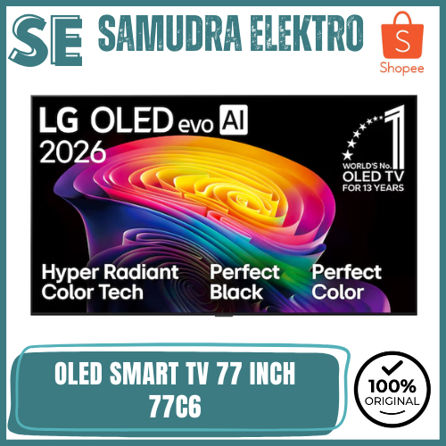 LG 77C6 OLED 77 INCH SMART TV UHD 4K DOLBY ATMOS OLED77C6PSA 2026 // 77C5