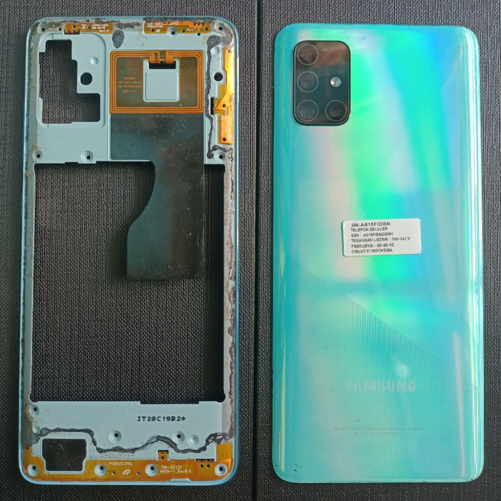 Casing Housing Bezel Frame Backdoor Fullset Samsung A51A515F Original Copotan