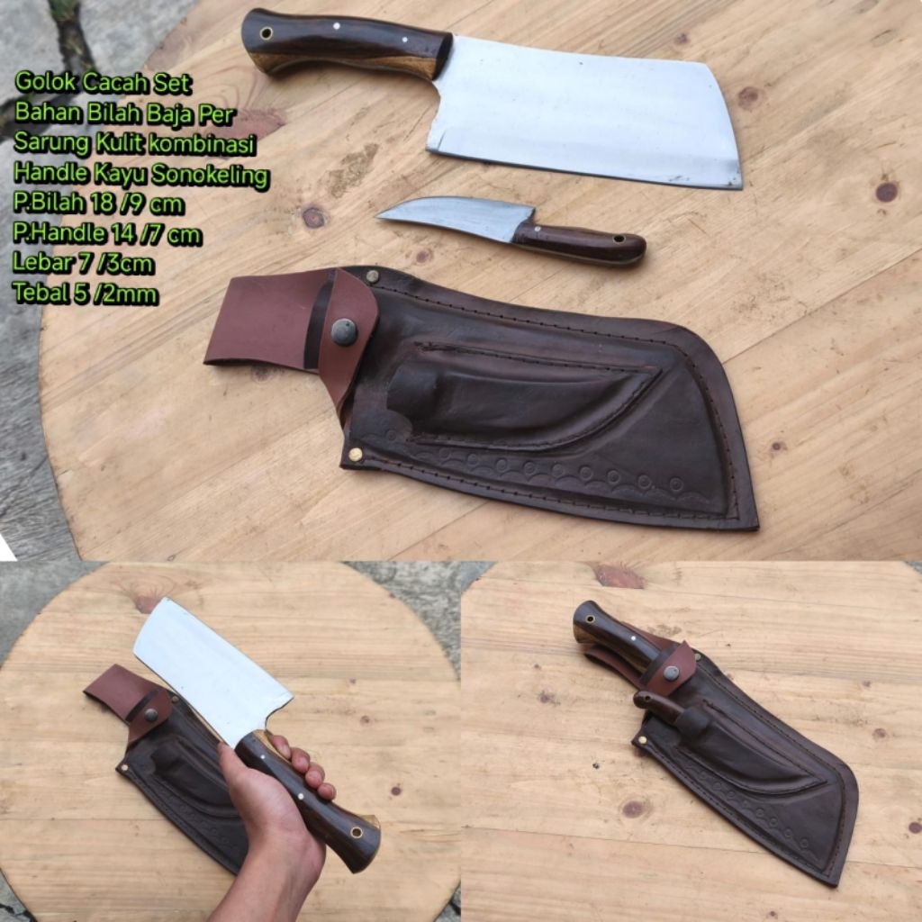 GOLOK CACAH TULANG KERAS BAJA PER BERANAK