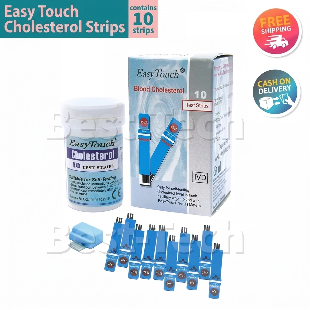 Strip Kolesterol EasyTouch / Refill Strip Blood Cholesterol Easy Touch GCU