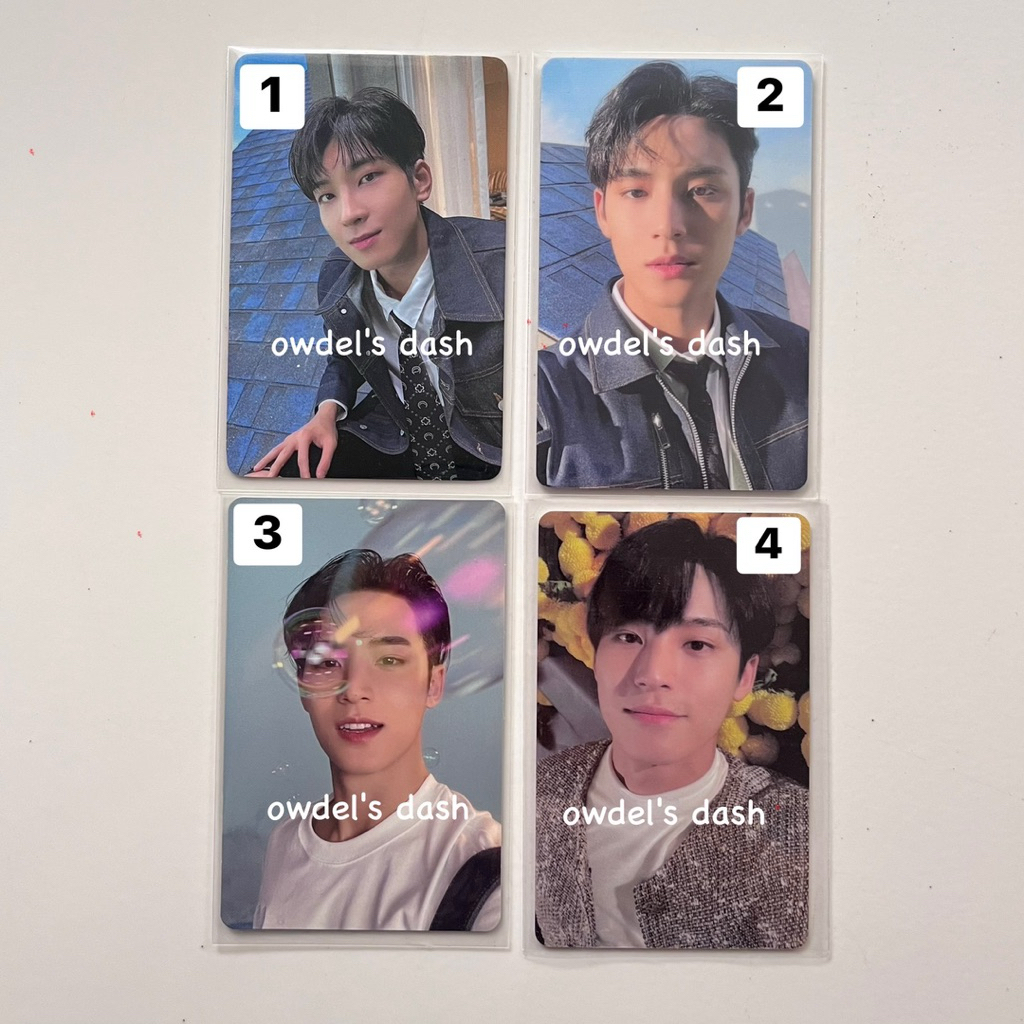 PHOTOCARD PC MINGYU WONWOO OFFICIAL SEVENTEEN SVT PILOT ATTACCA DREAM YZY SOUNDWAVE LUCKYDRAW POB DV