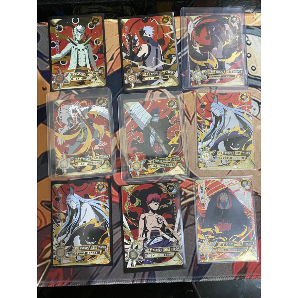 Kartu Naruto AR Gold Kayou Original