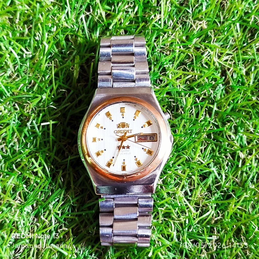 jam tangan vintage pria ORIENT 3 STAR automatic