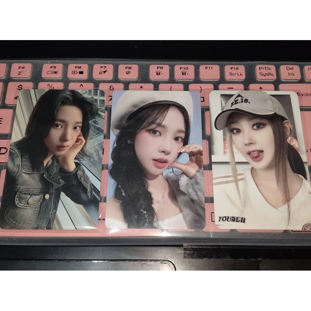AESPA KARINA GISELLE PHOTOCARD PC POCA LDF LOTTE DUTY FREE SG23 SEASON'S GREETINGS 2023 TRADING CARD
