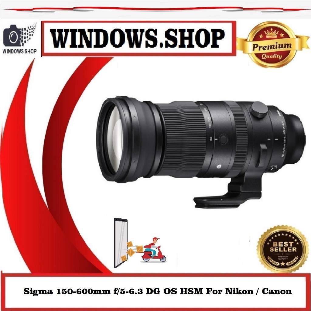 Lensa Sigma 150-600mm f5-6.3 DG OS HSM Contemporary Lens Canon  //// Nikon