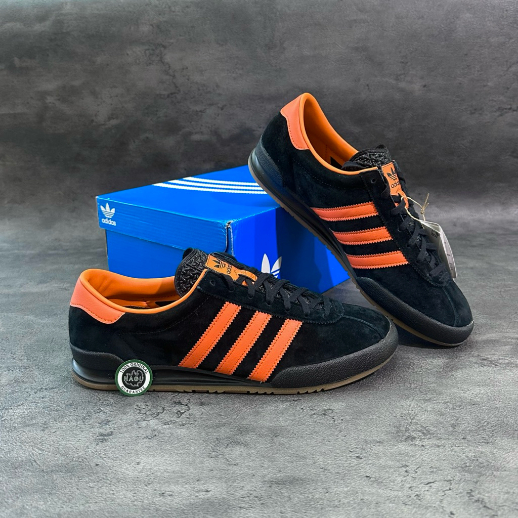 ADIDAS JEANS MKII [ BLACK/ORANGE ] #GY7412 HAGUSNEAKER GARANSI 100% ORIGINAL