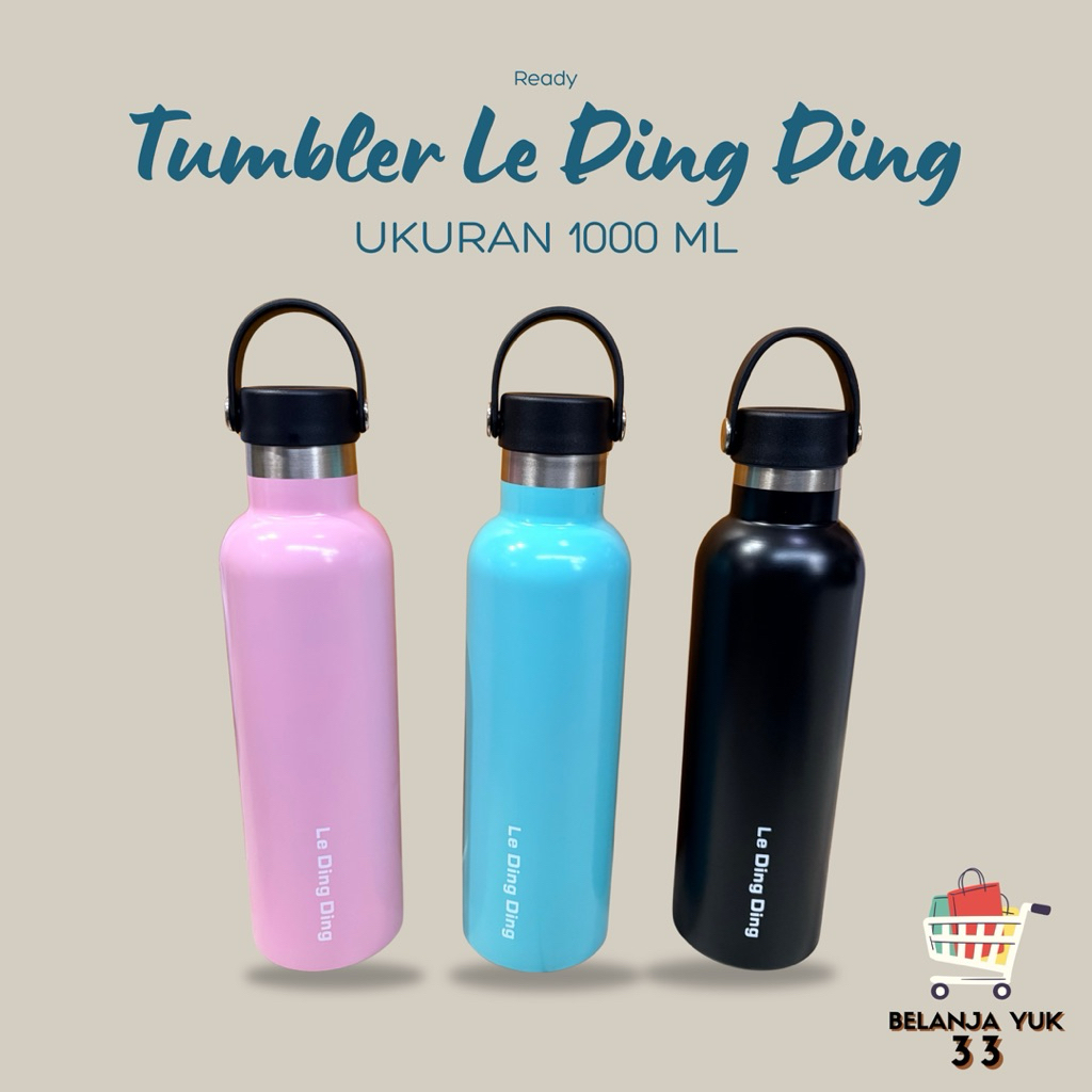 Botol Minum Stainless Steel Le Ding Ding Tahan Panas & Dingin 1000ml