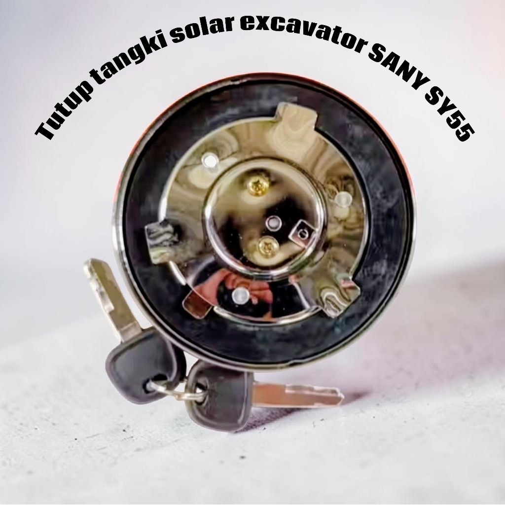 Tutup Tangki Solar / Feul Tank Cap Excavator SANY SY55 Kualitas Original / OEM Ready Stok