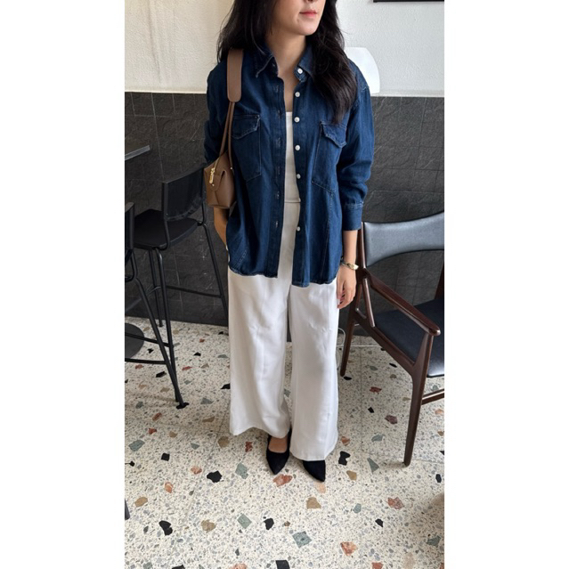 DANIA KEMEJA JEANS READYSTOCK MEDAN