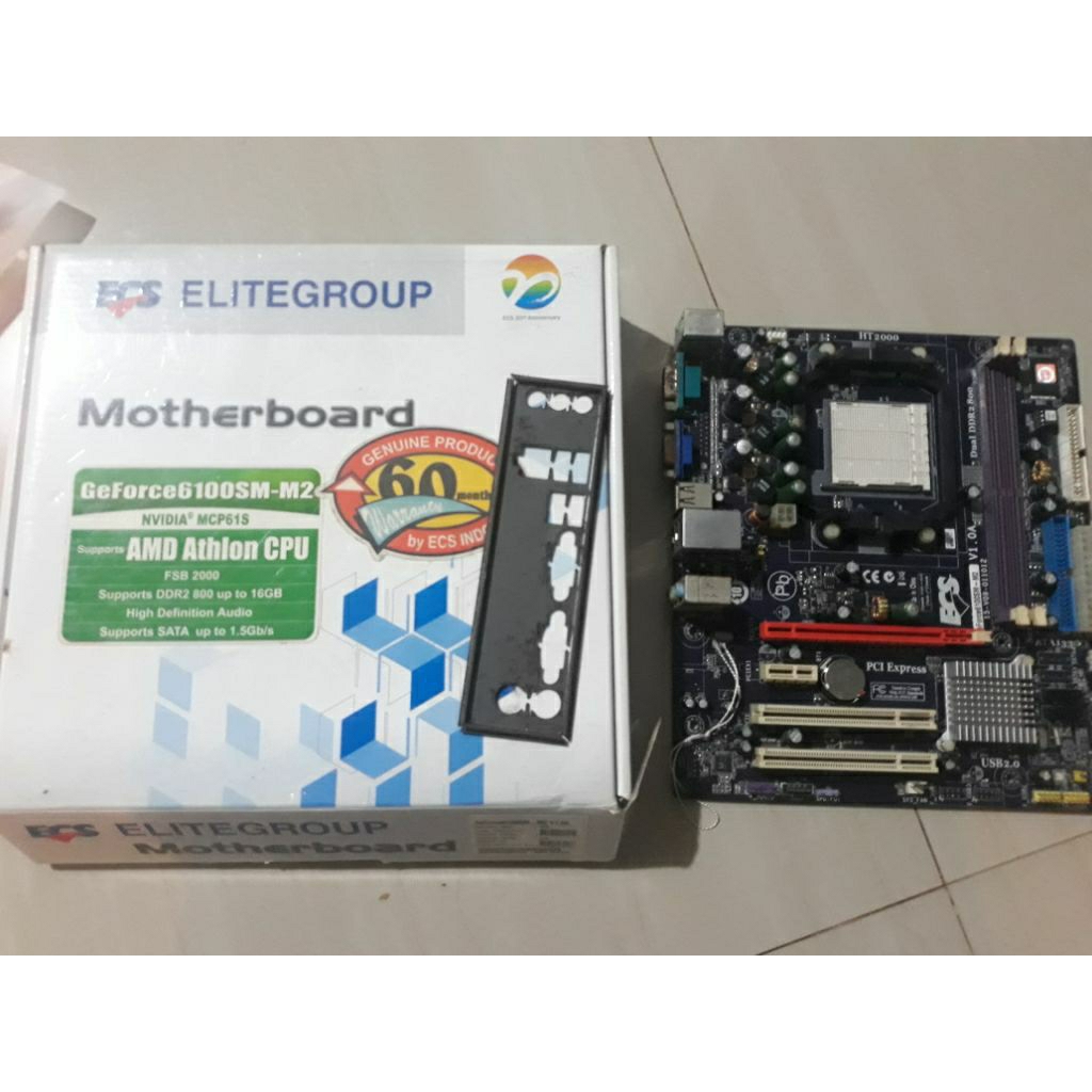 Mobo ECS GeForce6100SM-M2 AMD ATHLON AM2