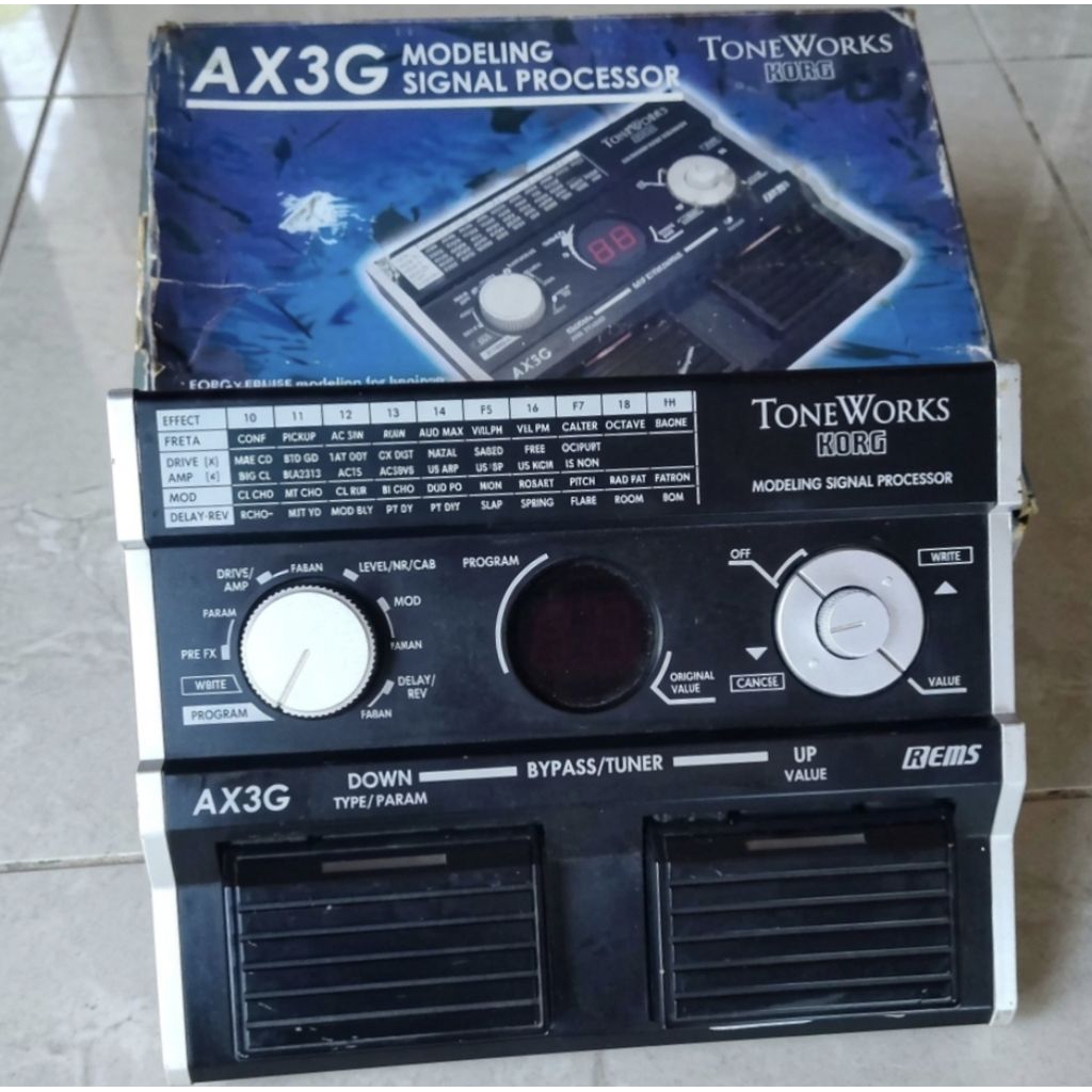 Efek gitar KORG AX3G (ORI JAPAN)