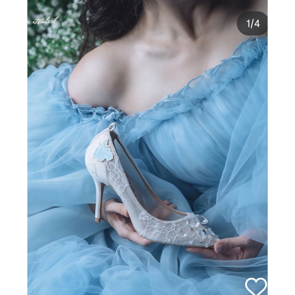 ITTAHERL PRICE Disney Princess Cinderella vol 1 x Ittaherl Pointy Heels Cloud 90mm size 39