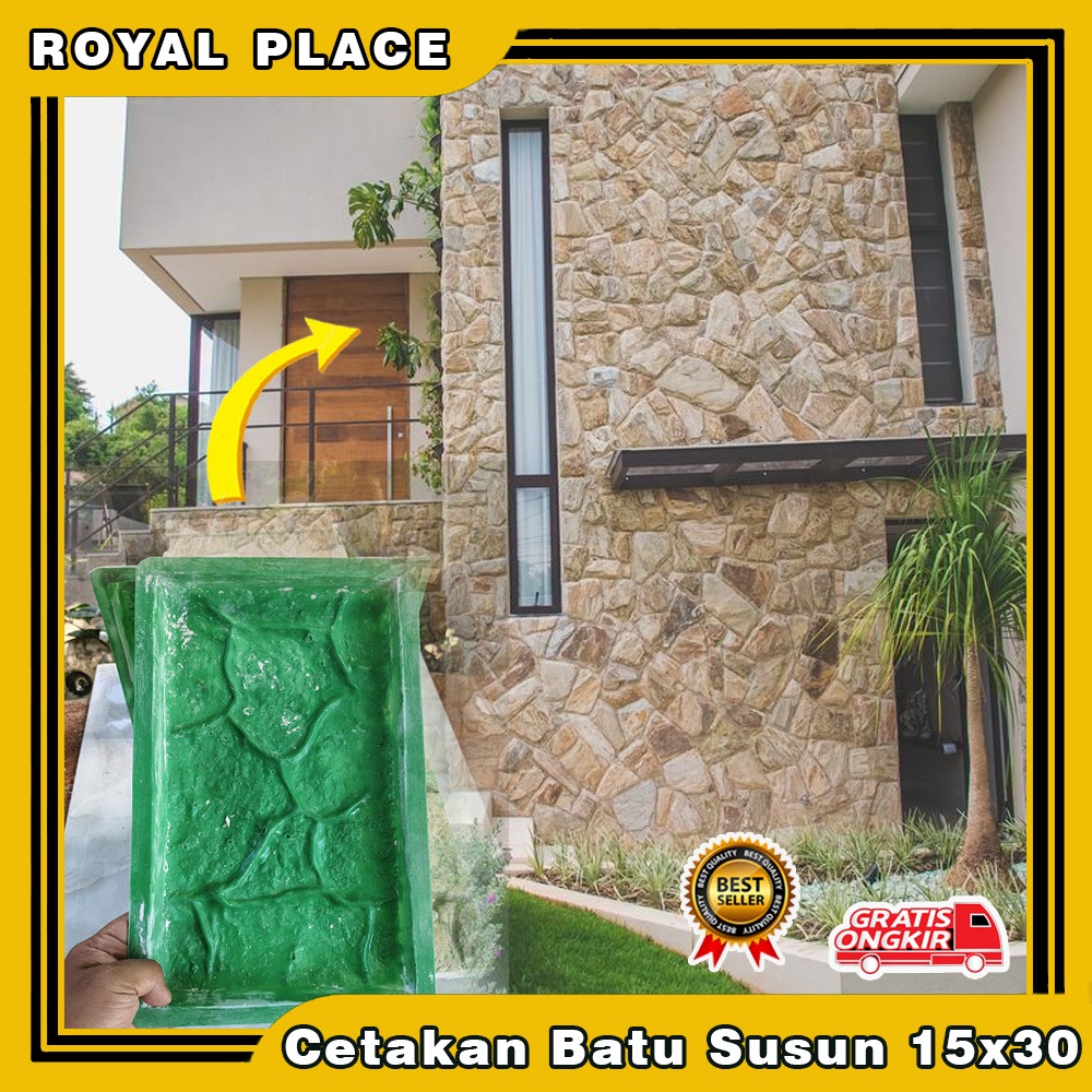 Cetakan Fiber Batu Alam | Cetakan Batu Alam Dinding Fiber Tebal | cetakan batu alam tempel dinding