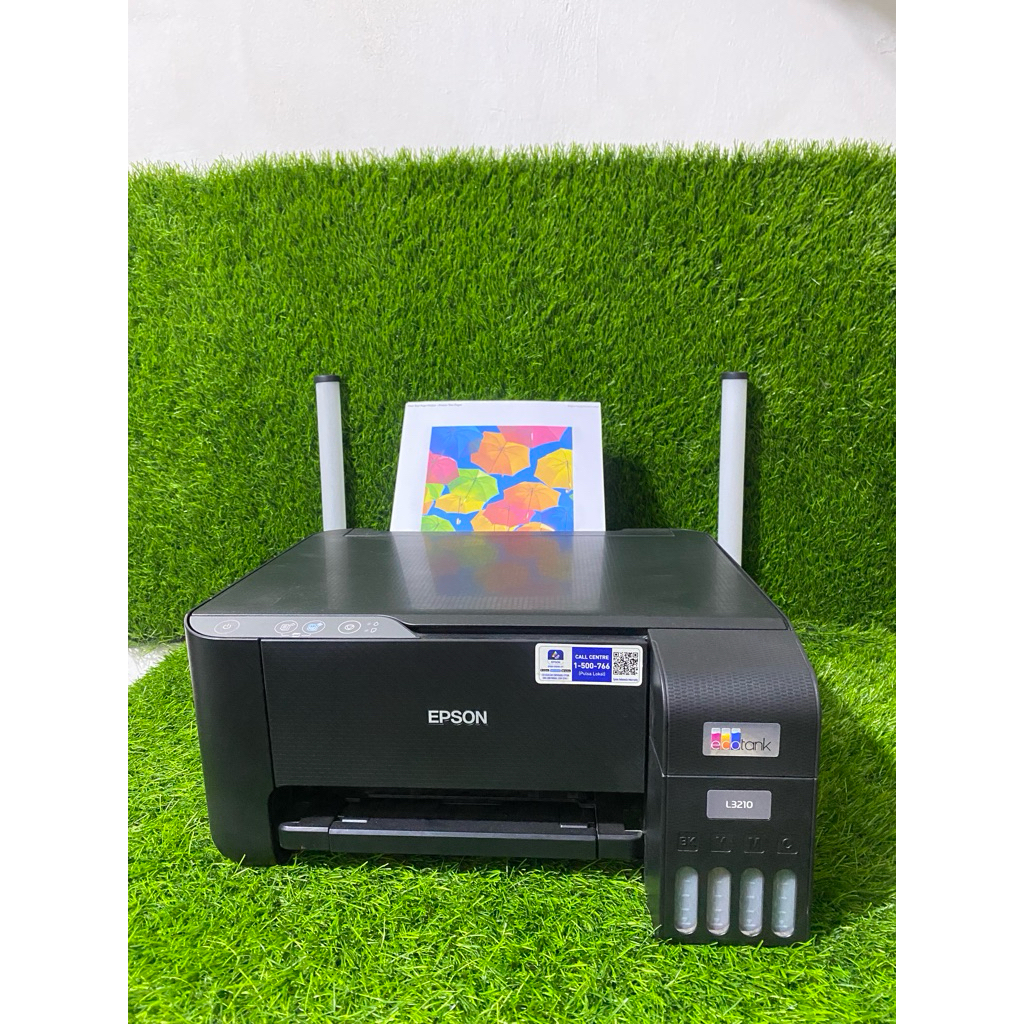Printer Epson L3210 Ecotank Print Scan Copy Bekas Garansi Cocok untuk kebutuhan sekolah, kuliah, kan