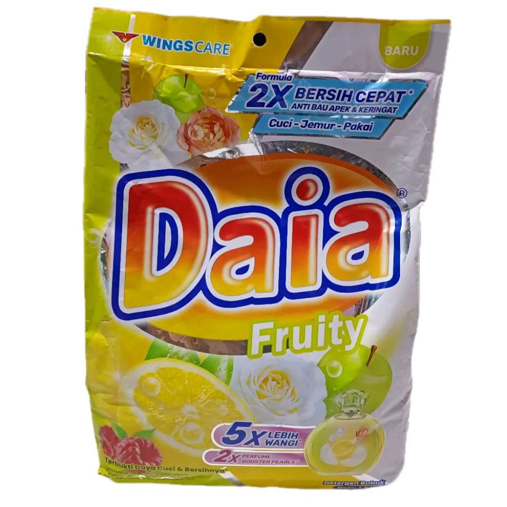 [KEMASAN JUMBO] DAIA FRUITY Deterjen Bubuk 1,5kg