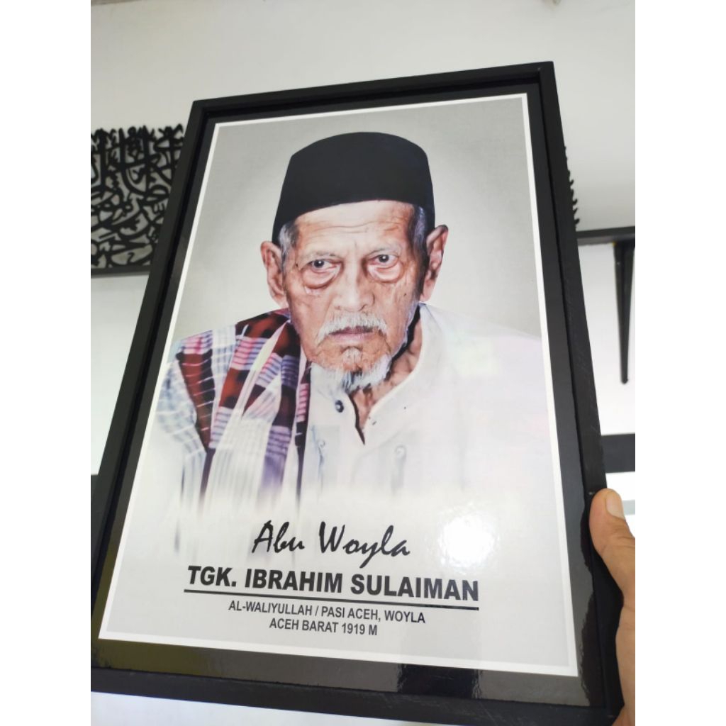 POSTER ULAMA ACEH / FOTO ABU WOYLA (UK. BESAR 30x45 CM)