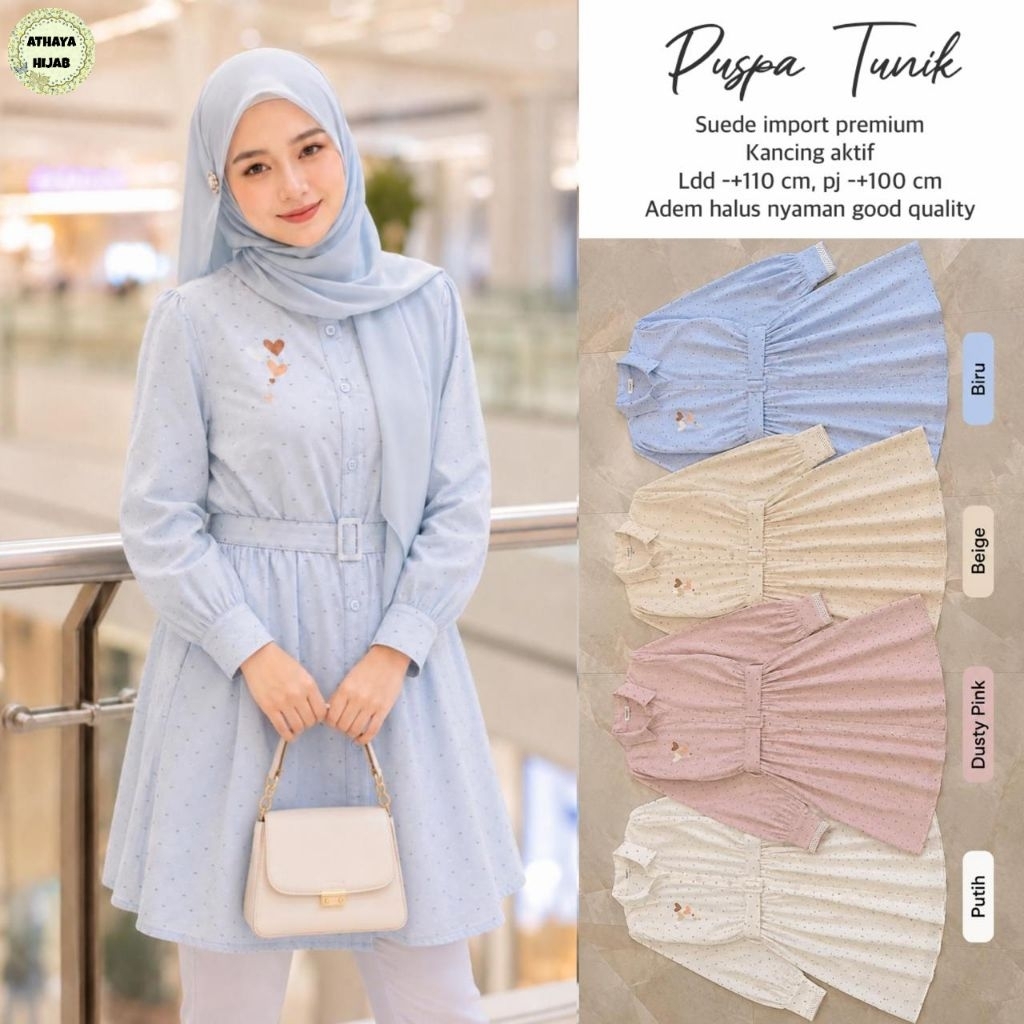 Puspa Tunik Original By Athaya Hijab