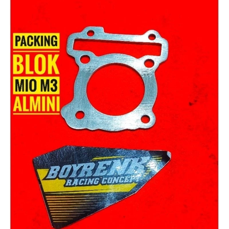 PAKING PACKING BLOK/GANJEL STROKE MIO M3(MIO 125) 1MM S/D 10MM-BOYRENK RACING CONCEPT