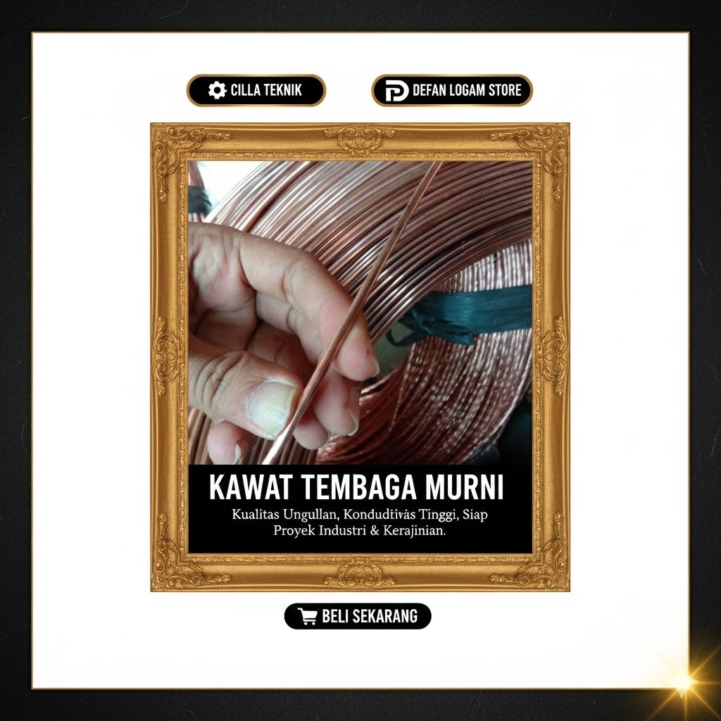 kawat tembaga 1mm x 1 kg/tembaga murni