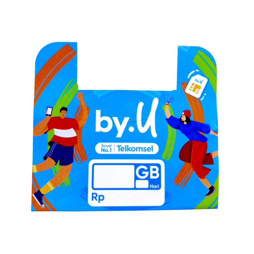 KARTU PERDANA TELKOMSEL BYU 2.5 GB