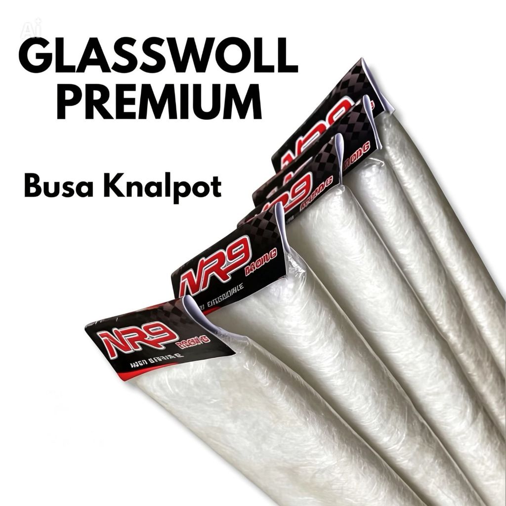 Glaswol Gasbul Glaswoll Knalpot Peredam Anti Bakar Anti Panas Premium