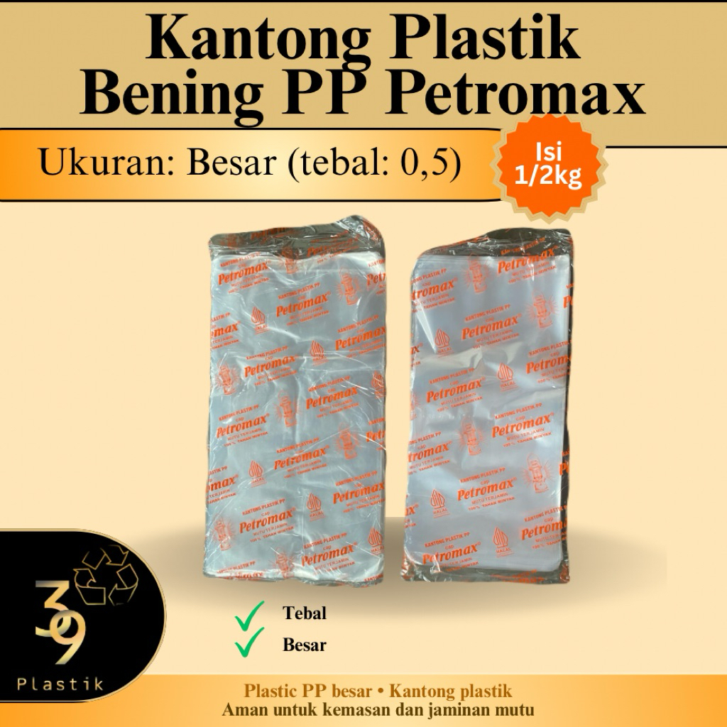 Plastik Bening PP Petromax Tebal