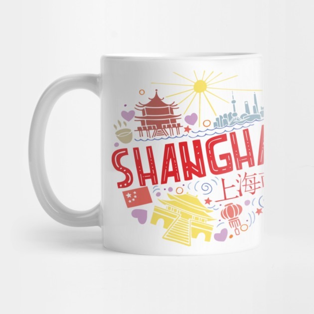 Shanghai Chinese Culture - Shanghai City Tea Mug